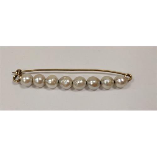 PEARL BAR PIN