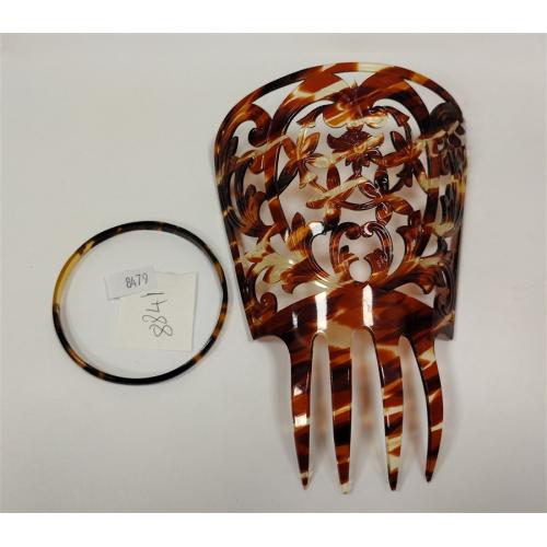 SPANISH HAIR COMB AND BANGLE