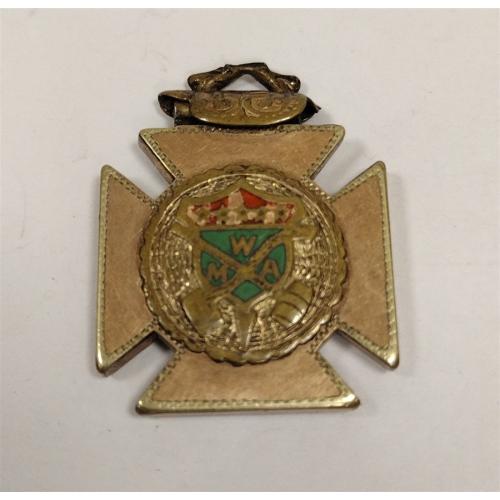 ANTIQUE GOLD FILLED WOODSMAN OF AMERICA WATCH FOB