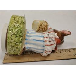VINTAGE SCHMID BEATRIX POTTER MUSIC BOX