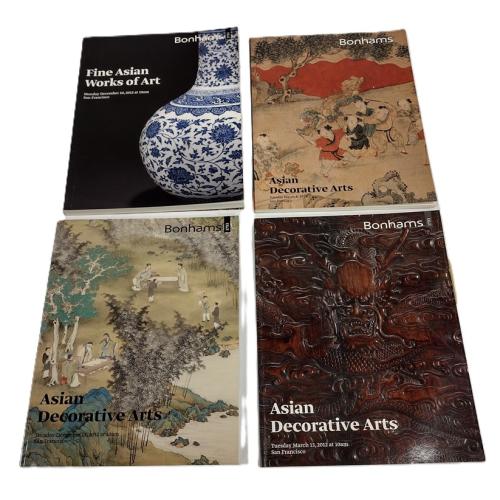 FOUR BONHAMS ASIAN WORKS OF ART AUCTION CATALOGS