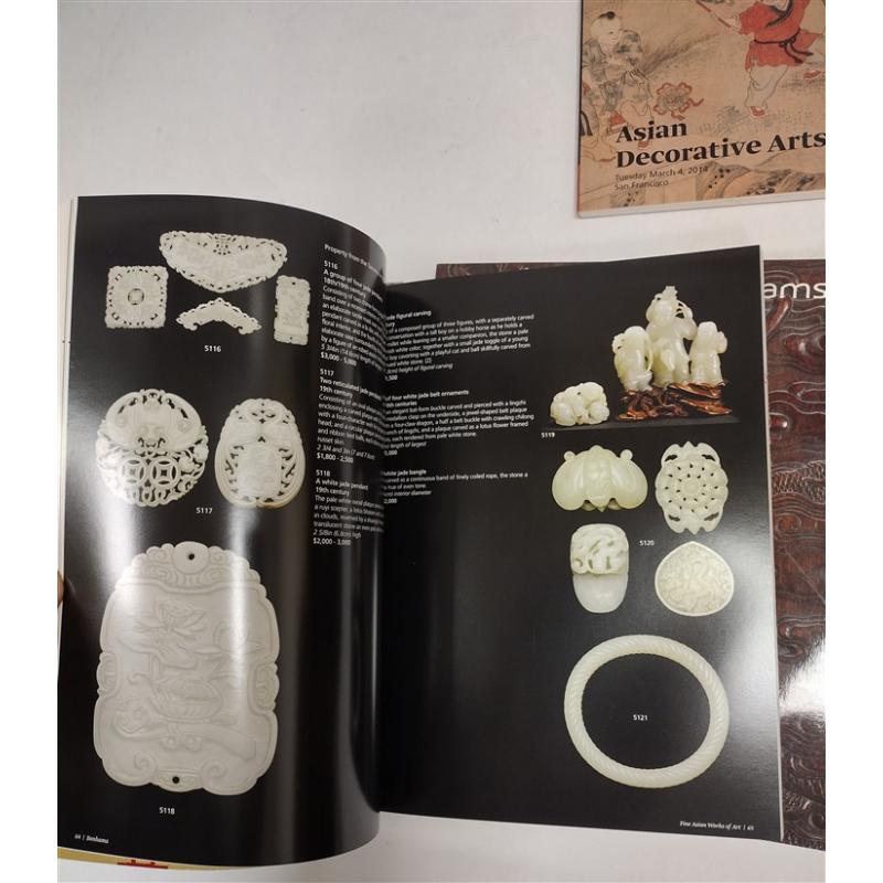 FOUR BONHAMS ASIAN WORKS OF ART AUCTION CATALOGS