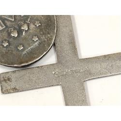 STERLING CROSS AND MARY PENDANT