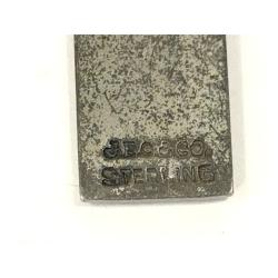 J.E.C. & CO STERLING CELTIC CROSS PENDANT, ANTIQUE
