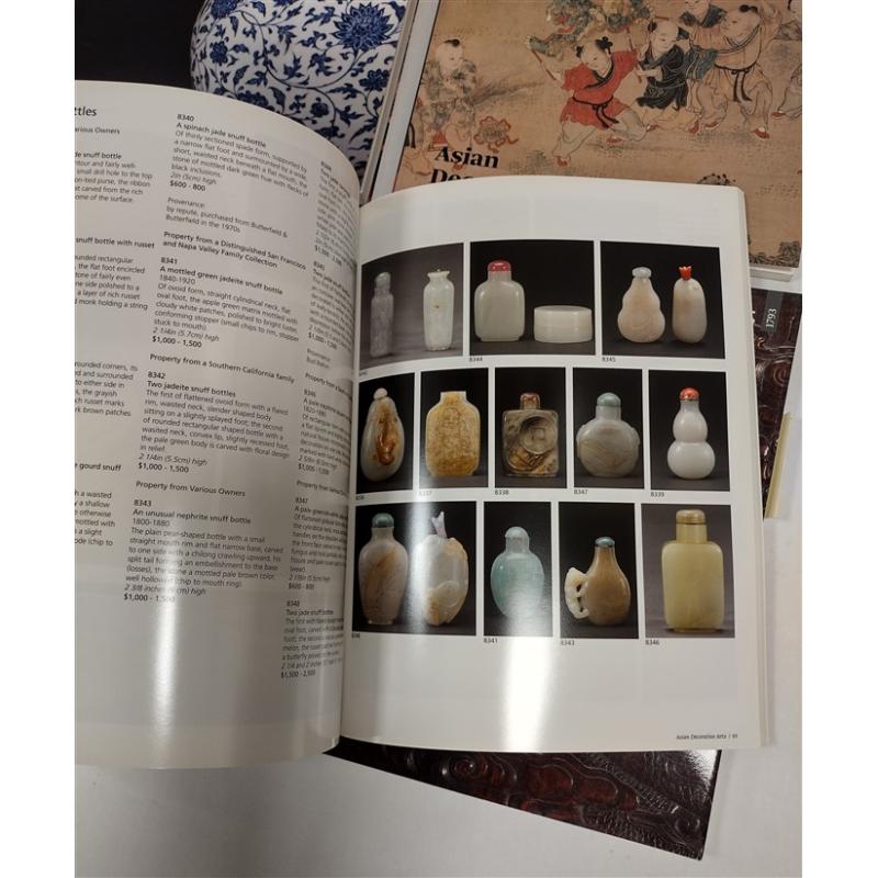 FOUR BONHAMS ASIAN WORKS OF ART AUCTION CATALOGS