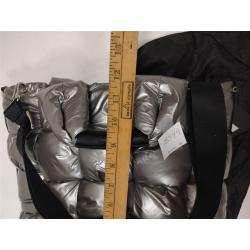 ROBERTA GANDOLFI ITALIAN PUFFY PURSE WITH CLOTH BAG