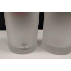 FOUR VINTAGE DARLINGTON FRANCE HOLIDAY TUMBLERS