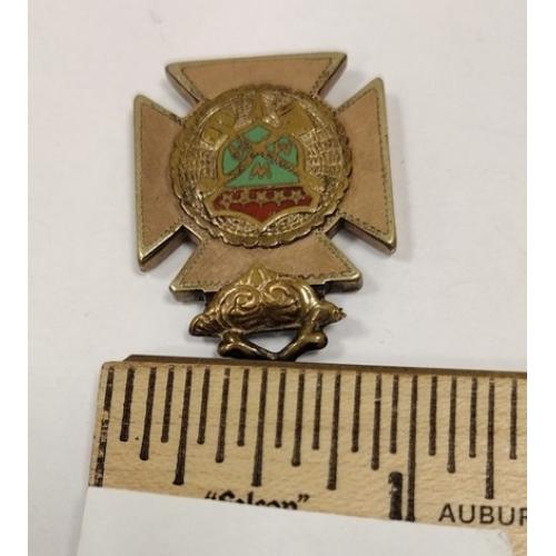 ANTIQUE GOLD FILLED WOODSMAN OF AMERICA WATCH FOB