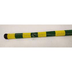 NATIVE AMERCIAN BEADED HATCHET & CLUB, CONTEMPORARY