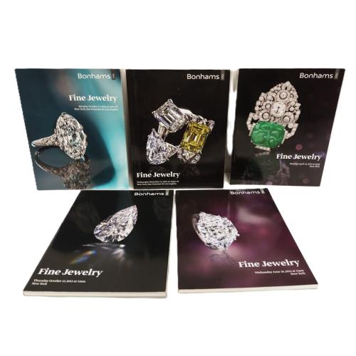 FIVE BONHAMS FINE JEWELRY AUCTION CATALOGS