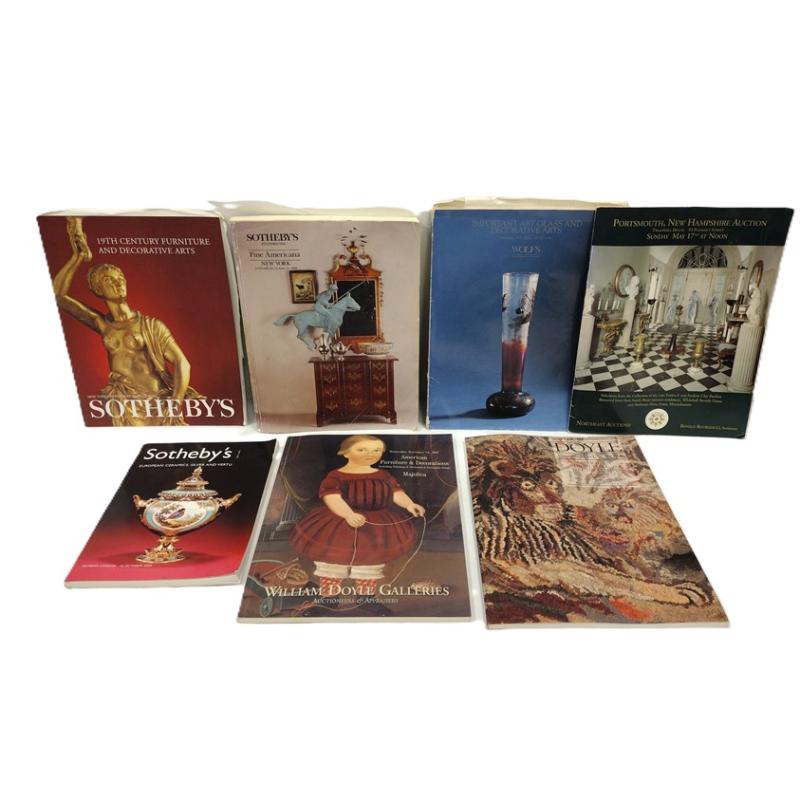 SEVEN AUCTION CATALOGS