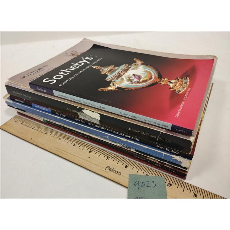SEVEN AUCTION CATALOGS