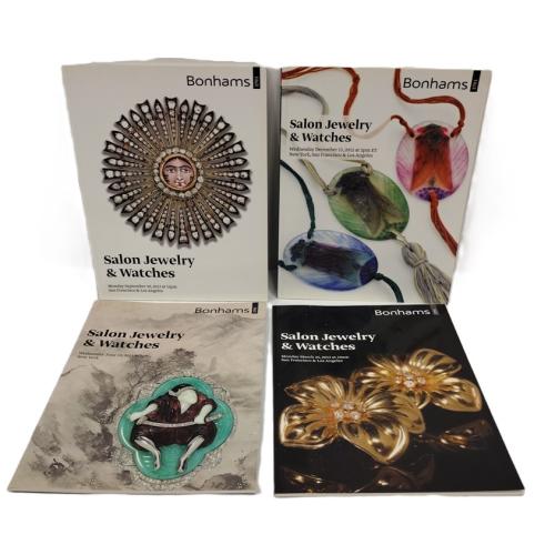 FOUR BONHAMS SALON JEWELRY & WATCHES AUCTION CATALOGS