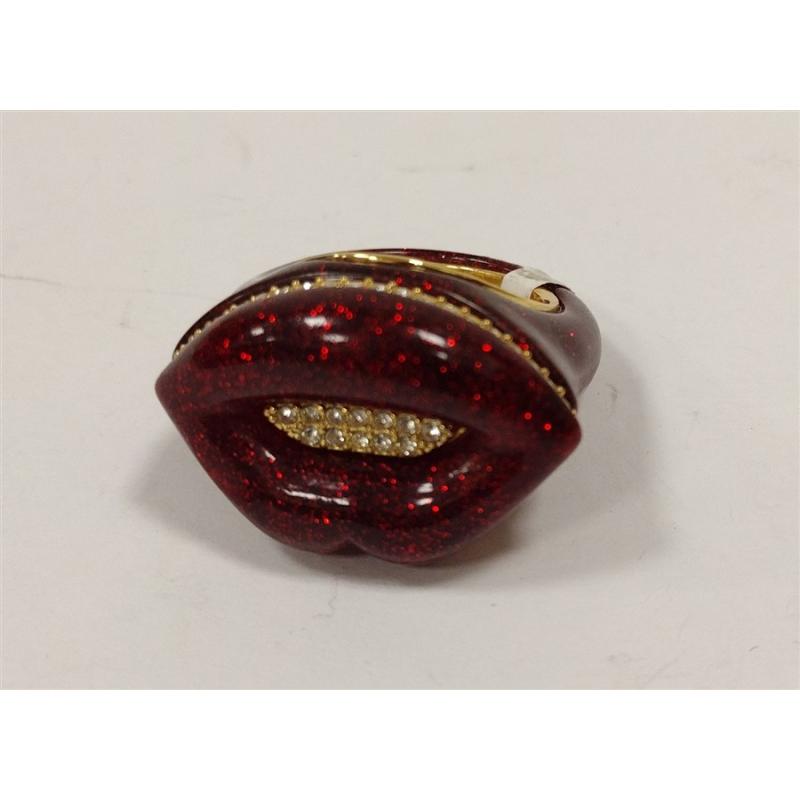KURT GEIGER LONDON RESIN LIPS RING