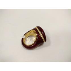 KURT GEIGER LONDON RESIN LIPS RING