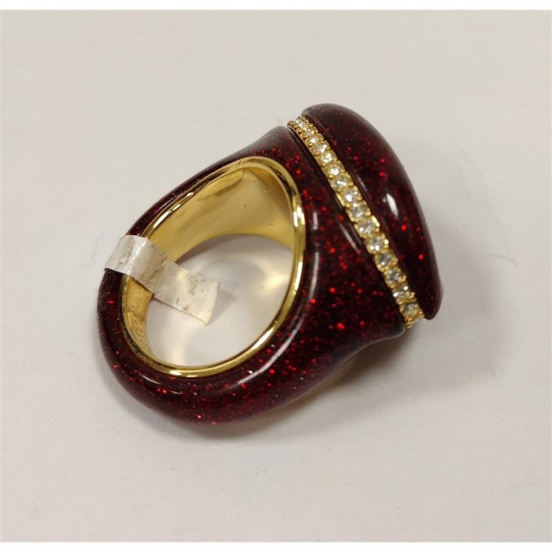 KURT GEIGER LONDON RESIN LIPS RING