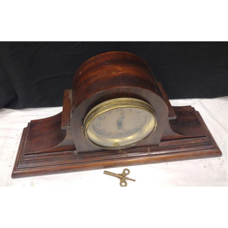 SETH THOMAS PROJECT CLOCK HAS KEY & PENDULUM