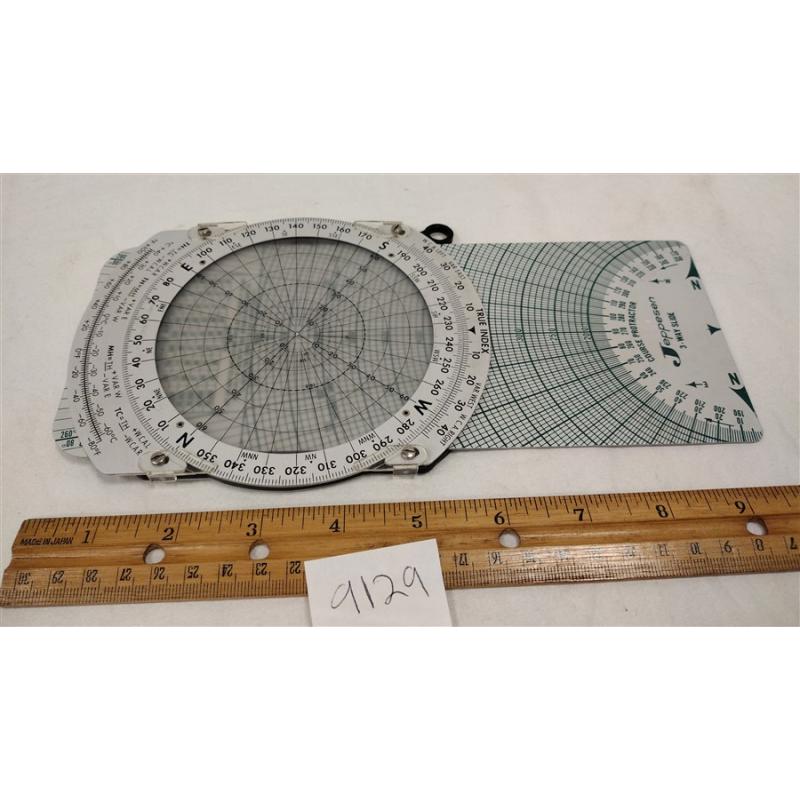 JEPPESEN E6B-2A COMPUTER 3-WAY SLIDE WITH CASE