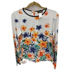 TOMMY BAHAMA LONG SLEEVE LADIES NYLON SHIRT.  SIZE LG