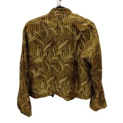 LADIES REVERSIBLE VELVET & SILK JACKET SIZE MEDIUM
