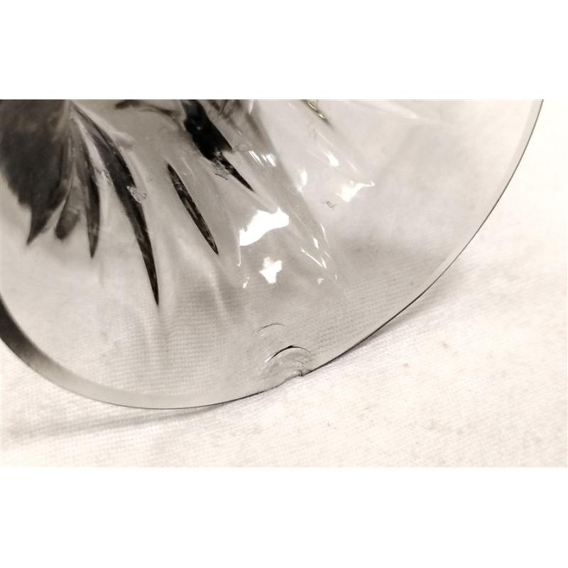 TALL UNSIGNED ROSENTHAL ART GLASS CANDLE HOLDER
