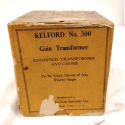 KELFORD NO. 300 GAIN TRANSFORMER WITH BOX