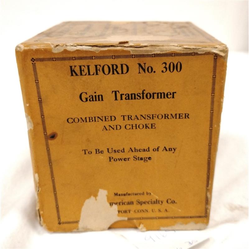 KELFORD NO. 300 GAIN TRANSFORMER WITH BOX