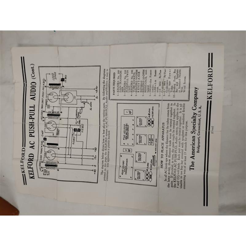 KELFORD NO. 300 GAIN TRANSFORMER WITH BOX