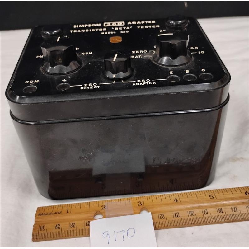 SIMPSON 260 ADAPTER TRANSISTOR BETA TESTER