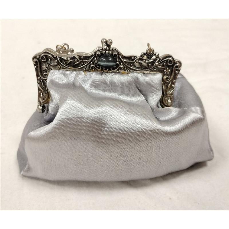 PUTTING ON THE RITZ MINI JEWELED AND SEQUINED HANDBAG
