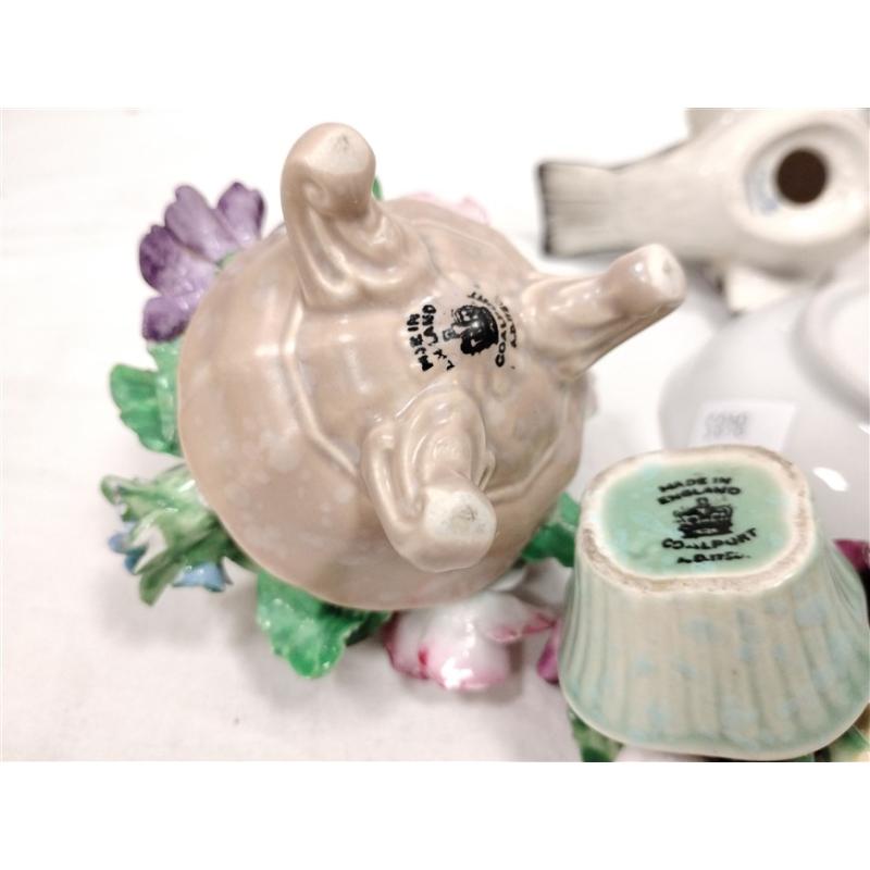 SIX SMALL PORCELAIN COLLECTIBLES