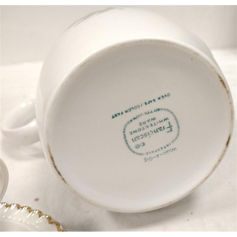 1960'S FRANSISCAN "WHIRL A GIG" PORCELAIN PITCHER