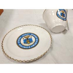 UNITED STATES COAST GUARD ACADEMY TEACUP & SAUCER