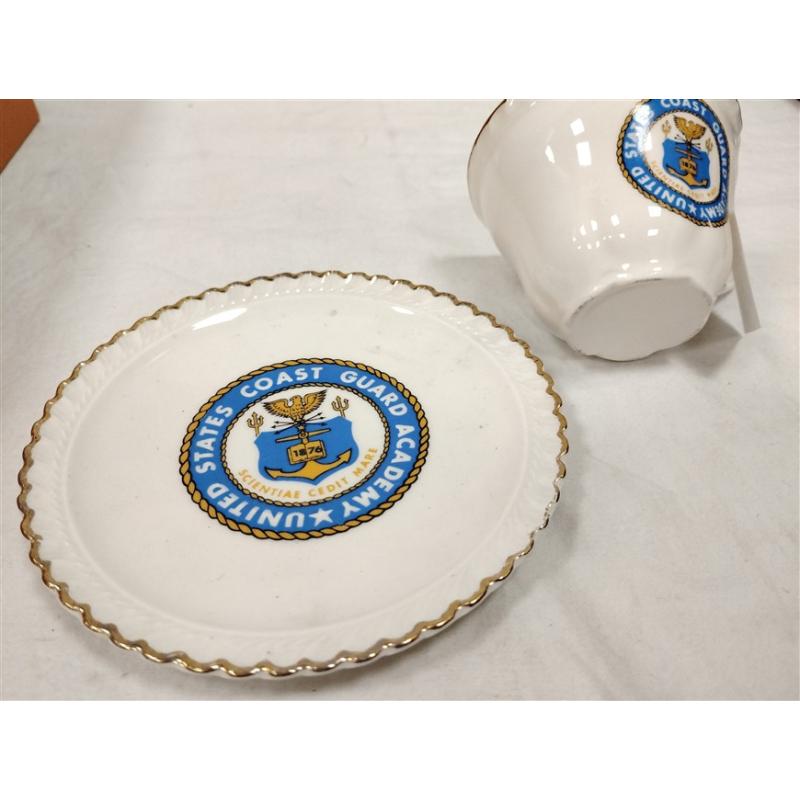 UNITED STATES COAST GUARD ACADEMY TEACUP & SAUCER