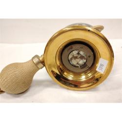 VINTAGE MOSAIC PATTERN GLASS PERFUME BOTTLE WITH ATOMIZER