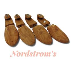 FOUR NORDSTROM CEDAR SHOE STRETCHERS