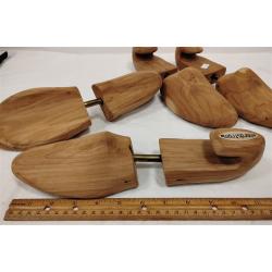 FOUR NORDSTROM CEDAR SHOE STRETCHERS