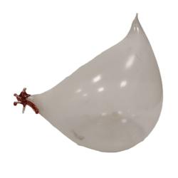 BURRI OF SWITZERLAND GLASS CHICKEN