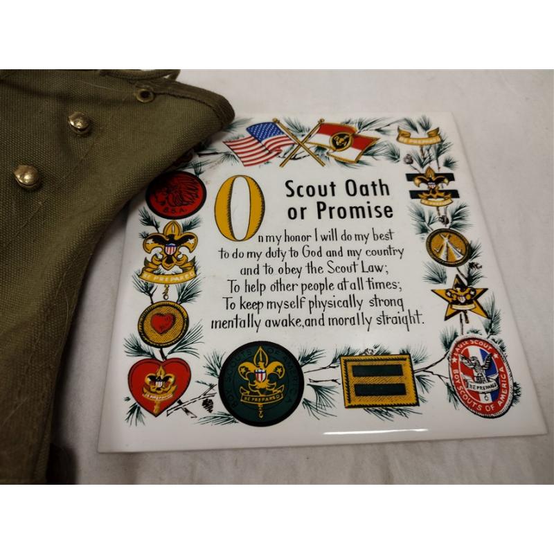 VINTAGE BOY SCOUT ITEMS INCLUDING SPATS