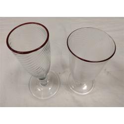 TWO ITALIAN GOBLETS ATTRIBUTED TO DANTE MARIONI