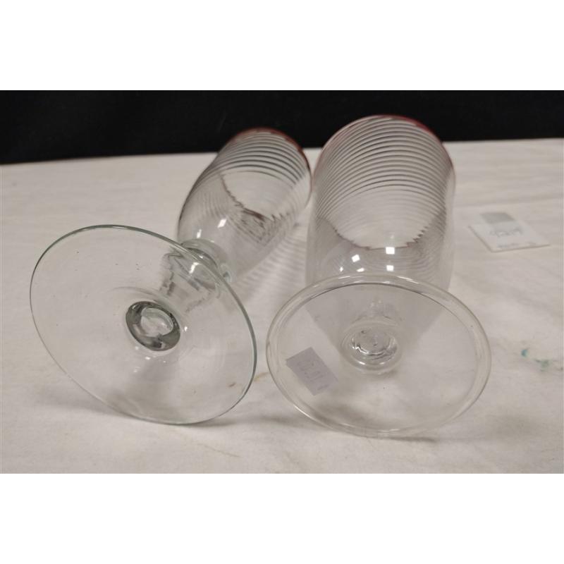 TWO ITALIAN GOBLETS ATTRIBUTED TO DANTE MARIONI
