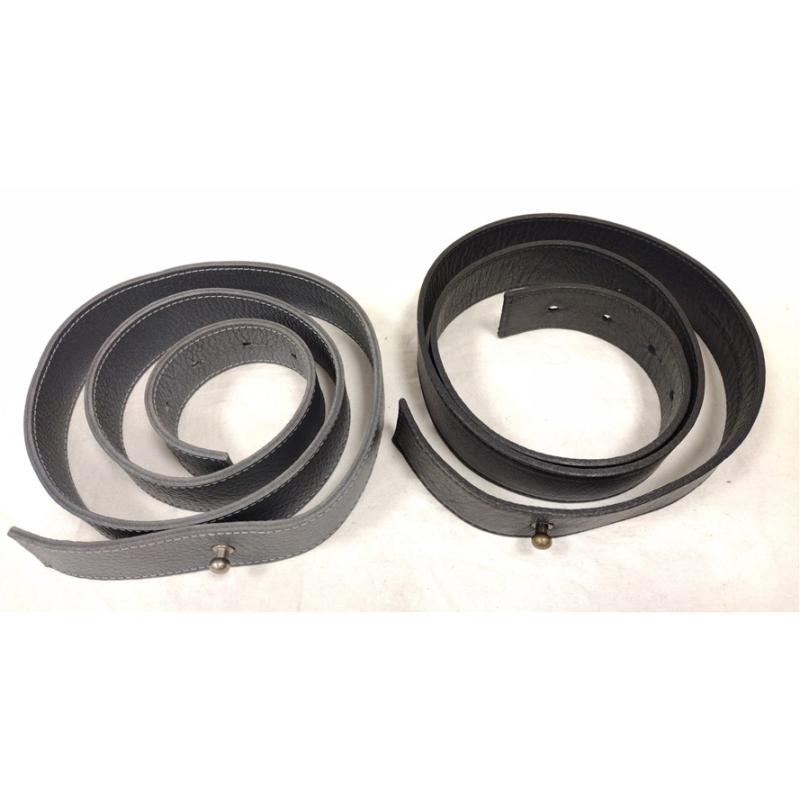 TWO EILEEN FISHER LEATHER BELTS SZ XS