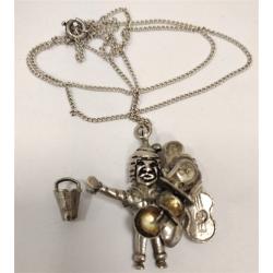 SILVER PERU STREET VENDOR ON 925 CHAIN
