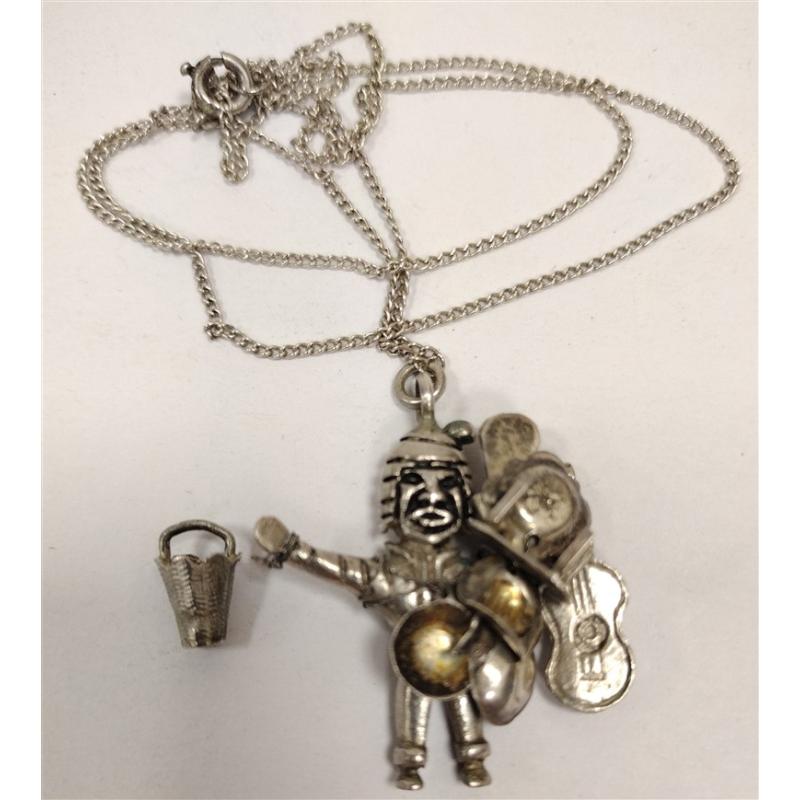 SILVER PERU STREET VENDOR ON 925 CHAIN