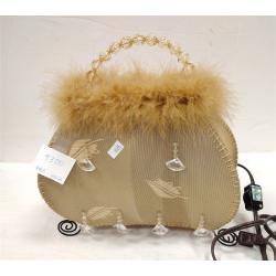 CONTEMPORARY DECORATED PURSE FORM TABLE LAMP