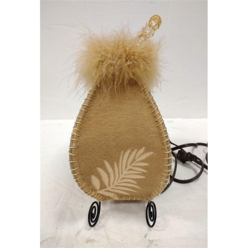 CONTEMPORARY DECORATED PURSE FORM TABLE LAMP