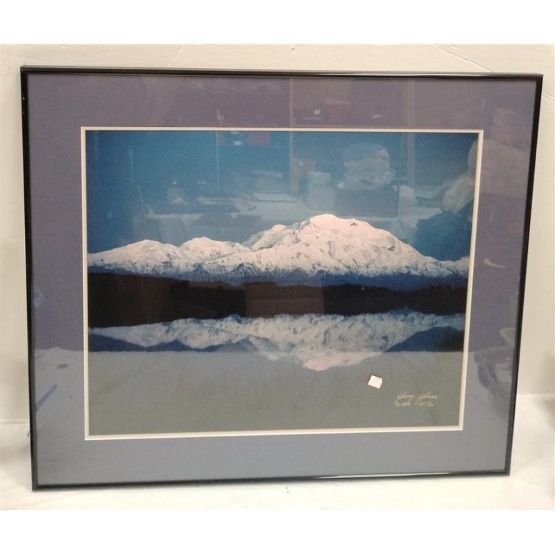 ARTIST PROOF BY PHOTOGRAPHER JOHNNY JOHNSON OF MT. MCKINLEY