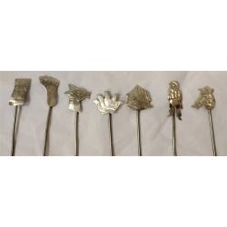 TAXCO SILVER PLATED COCKTAIL PICKS