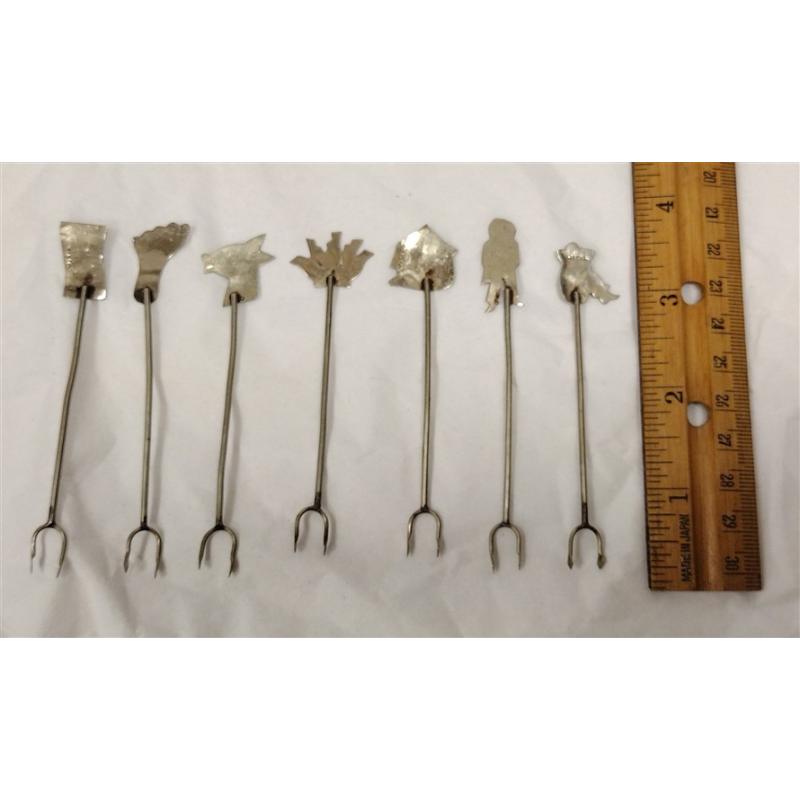 TAXCO SILVER PLATED COCKTAIL PICKS
