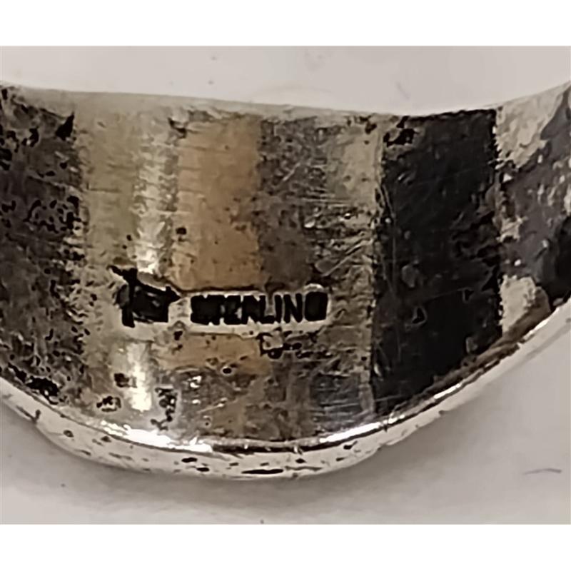 TWO STERLING RINGS, ONE TIE TACK